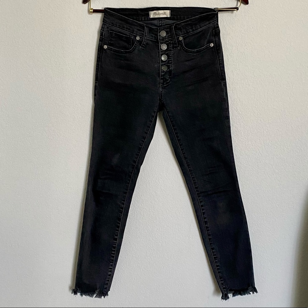 Madewell 9” rise skinned jeans